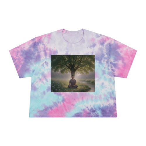 Serenity Flow - Women's Tie-Dye Crop Tee